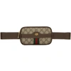 GUCCI Brown Mini GG Supreme Default Belt Bag,519308 96IWS