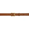 GIVENCHY BROWN 2G BUCKLE BELT,BB400HB045