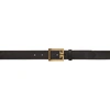 Givenchy Calfskin Leather Belt W/ Double-g Logo Buckle In Black