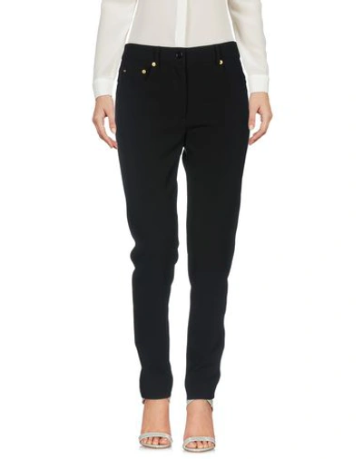 Moschino Casual Trousers In Black