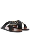 CHLOÉ Rony leather sandals,P00320430