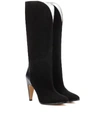 GIVENCHY SUEDE KNEE-HIGH BOOTS,P00310457