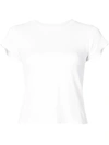 Re/done Solid-colour Crewneck T-shirt In White