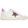 GOLDEN GOOSE White Ball Star Sneakers,G32WS592.G8