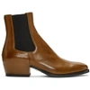 GIVENCHY GIVENCHY BROWN CHELSEA BOOTS,BH600FH04D