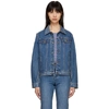 APC A.P.C. INDIGO CHERRY DENIM JACKET,COCHV-F02466