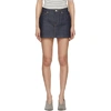 Apc Indigo Mini Denim Skirt