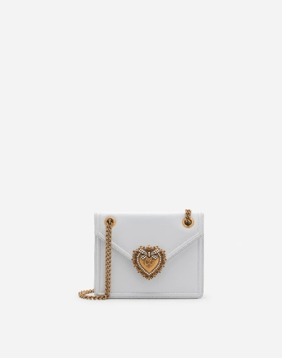 Dolce & Gabbana Medium Devotion Bag In Smooth Calfskin Leather