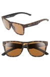 Smith Lowdown 2 55mm Chromapop(tm) Square Sunglasses - Matte Tortoise In Matte Tortoise