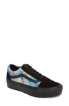 Vans Old Skool Platform Sneaker In Velvet Tie-dye Multi/ Black