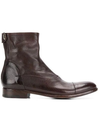 Alberto Fasciani Ankle Boots In Brown