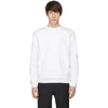 Thom Browne Center-back Stripe Jersey Pullover In Weiss