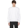 Thom Browne Rwb-stripe Cotton Sweatshirt In White