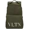 VALENTINO GARAVANI Green Valentino Garavani 'VLTN' Backpack,PY0B0652VZC