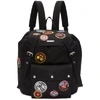 SAINT LAURENT Black Noe Patch Backpack,505883 9MJD6