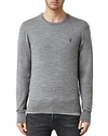 Allsaints Ivar Slim Fit Crewneck Wool Sweater In Gray