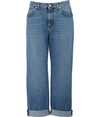 ALEXANDER MCQUEEN EMBROIDERED BOYFRIEND JEANS,521233QKM02 4320