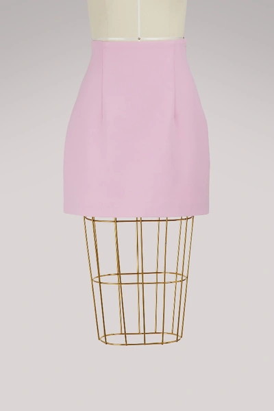 Off-white Straight Mini Skirt In Pink