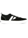 MSGM SUEDE STRIPED SNEAKERS,2440MS0200112713096