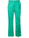MSGM RUFFLE TAILORED TROUSERS,2441MDP04Y18410612779181