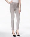 Spanx Cropped Indigo Knit Tummy Control Leggings In Twilight Rinse