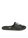 Kenzo Pool Sandal In Rubber Black Colour In Black