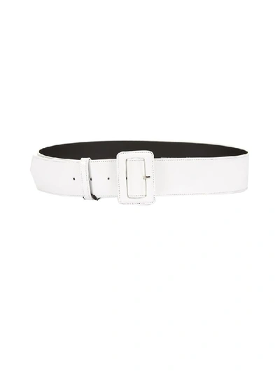 Blugirl Wide Buckle Belt In Bianco
