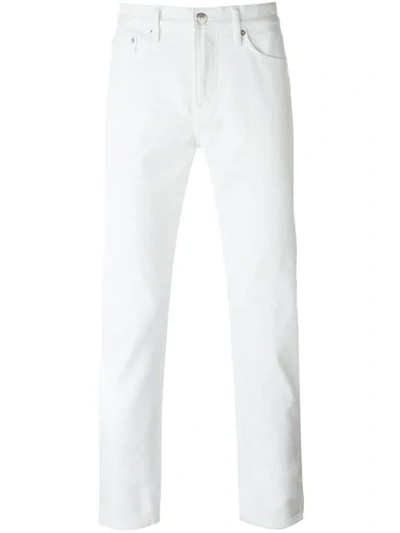 Burberry Slim Fit Jeans In White