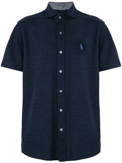 Polo Ralph Lauren Short-sleeved Shirt In Blue