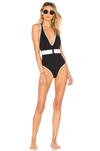 DIANE VON FURSTENBERG DEEP V NECK ONE PIECE