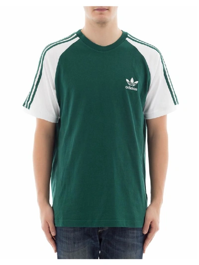 Adidas Originals Green Cotton T-shirt