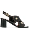 DEREK LAM cross strap heeled sandals,DS8F071PA12811441