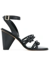 DEREK LAM CONE HEEL STRAP SANDALS,DS8F068NA12811439