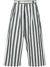 A(LEFRUDE)E striped cropped trousers ,PT0412847647
