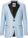 EDUCATION FROM YOUNGMACHINES CONTRAST LAPEL BLAZER,65D167032212846842