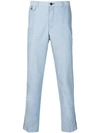 EDUCATION FROM YOUNGMACHINES EDUCATION FROM YOUNGMACHINES SIDE BAND TAILORED TROUSERS - BLUE,65Q157032212846843