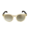GARRETT LEIGHT Contrast Frame Sunglasses