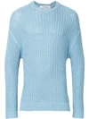 EDUCATION FROM YOUNGMACHINES EDUCATION FROM YOUNGMACHINES RIBBED KNIT JUMPER - BLUE,65N287002212846847