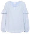 VELVET TYRA LINEN BLOUSE,P00320822