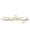 ATELIER PAULIN PERSONALIZED 15-LETTER WIRE BROOCH, SILVER,PROD210060109