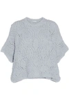 BRUNELLO CUCINELLI Bouclé-knit cashmere-blend sweater,AU 7789028784126354