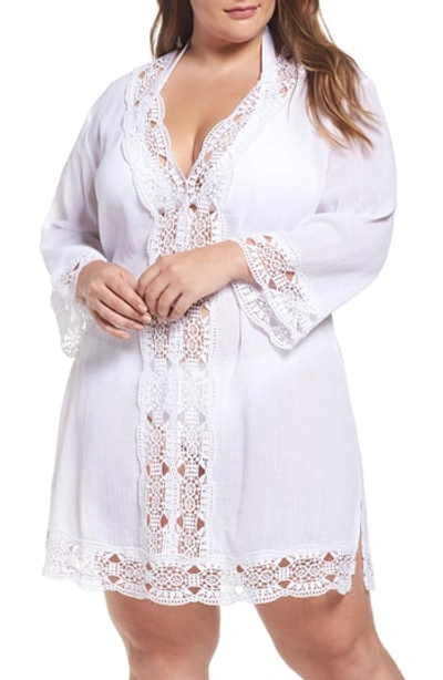 La Blanca Island Fare Cover-up Tunic In White