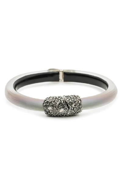 Alexis Bittar Crystal Embellished Bangle Bracelet In New Labradorite