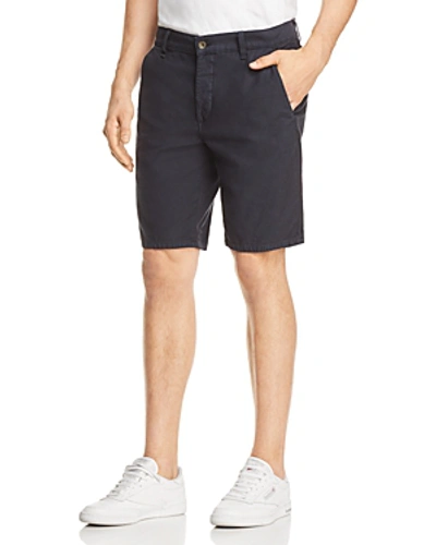 Rag & Bone Standard Issue Cotton Shorts, Navy