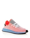 Adidas Originals Sneakers Adidas Deerupt Runner Sneakers In Knit And Mesh Stretch Net Effect In Red