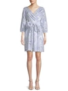 ALEXIA ADMOR FLORAL WRAP DRESS,0400097386809