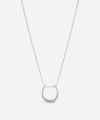 DINNY HALL SILVER TORO SLIDER PENDANT NECKLACE,000569551