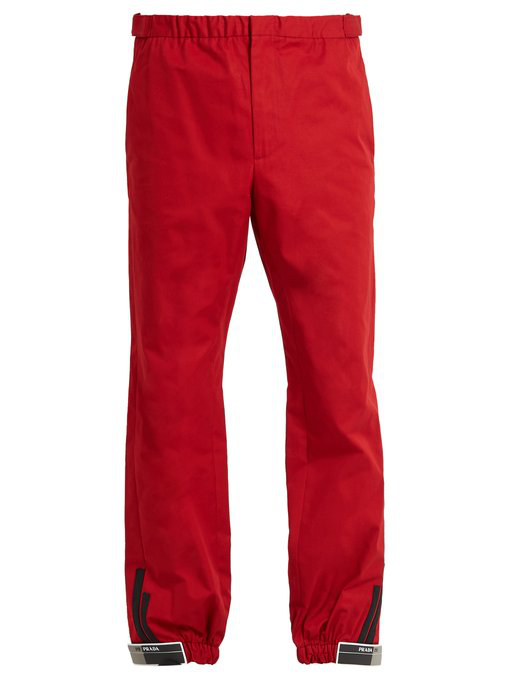 prada track pants ss18