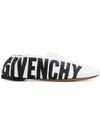 Givenchy Logo Print Slippers In White