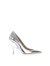 MAISON MARGIELA MIRROR EFFECT ECO LEATHER PUMPS WITH CUT-OUT HEEL,10561213